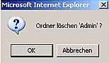wd ordner l&ouml;schen